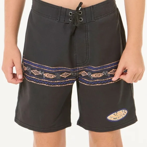 Rip Curl Mirage Raw Energy Geo Boardshorts Boys 12/26" Swimwear Surf Beach NWT - Picture 1 of 9